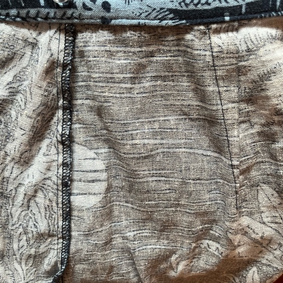 100% Linen Wrap Skirt - Picture 8 of 9